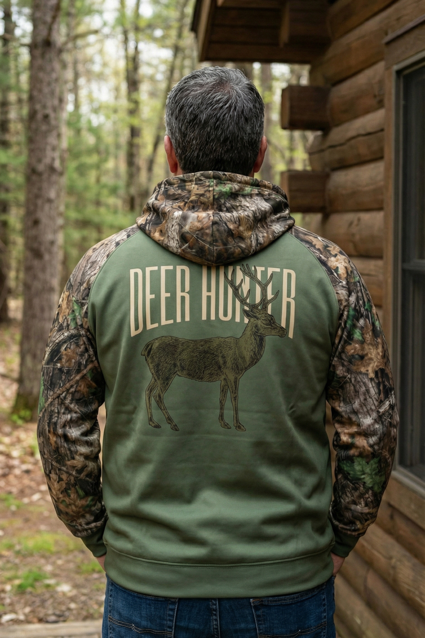 Performance Hunting Fleece-Lined Hoodie - Deer Hunter Classic – DH8P