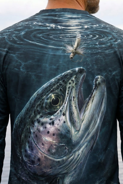 Performance Fishing Long Sleeve - River Trout Rise - TBT108