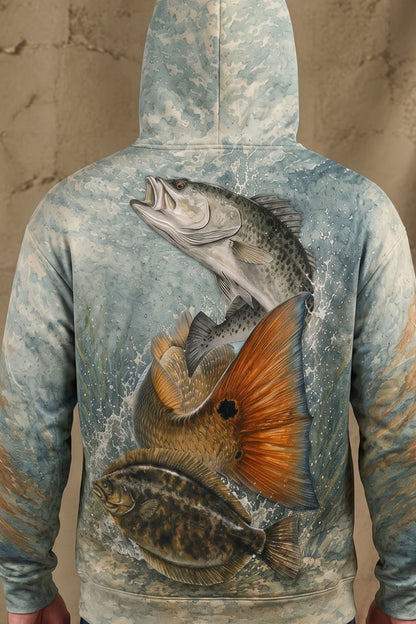 Performance Fleece-Lined Hoodie - Coastal Grand Slam