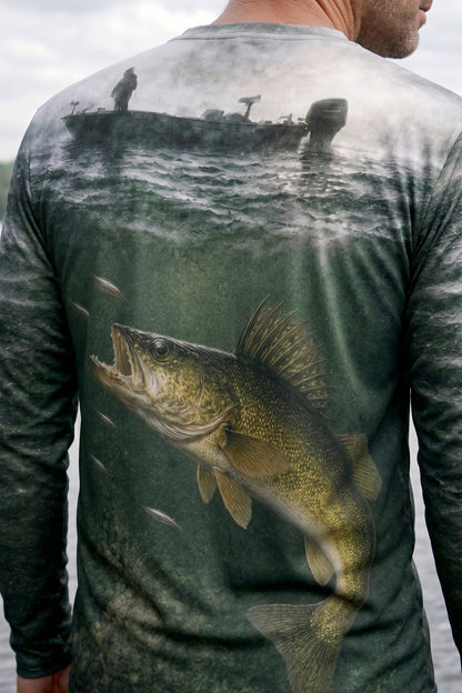 Performance Fishing Long Sleeve - Foggy Aluminum Morning - RW05