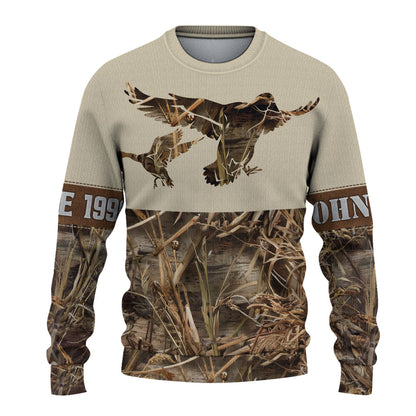 Personalized Waterfowl Hunting Knitted Apparel – Your Name, Your Legacy