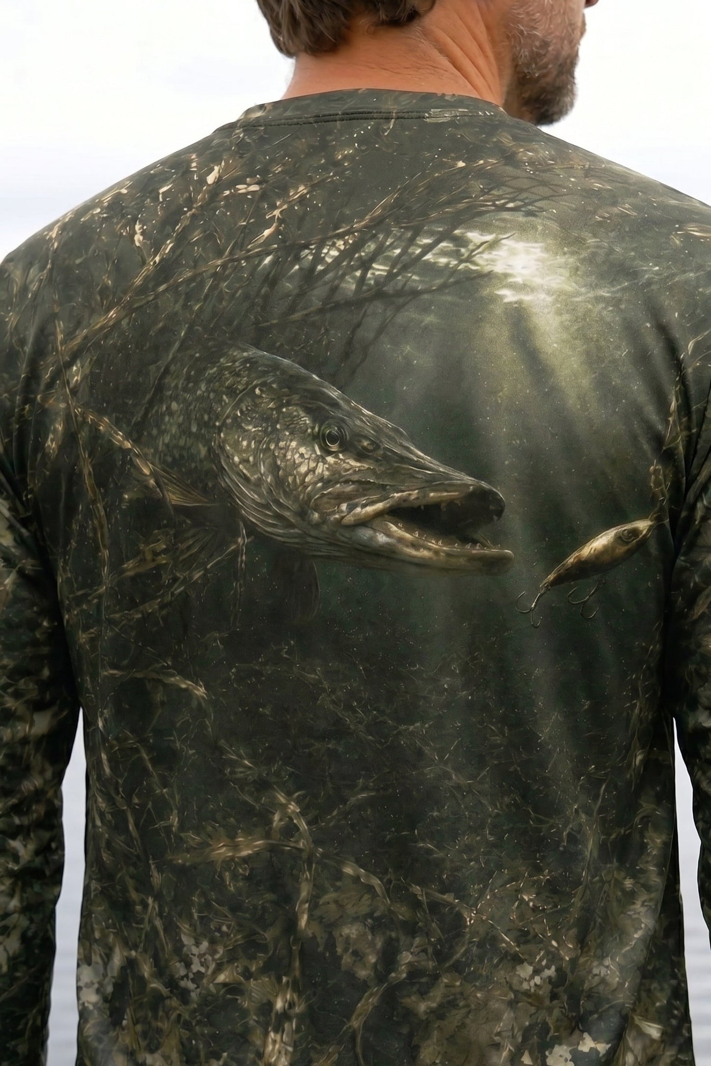 Performance Fishing Long Sleeve - Bottomland Pike Strike - TBT102