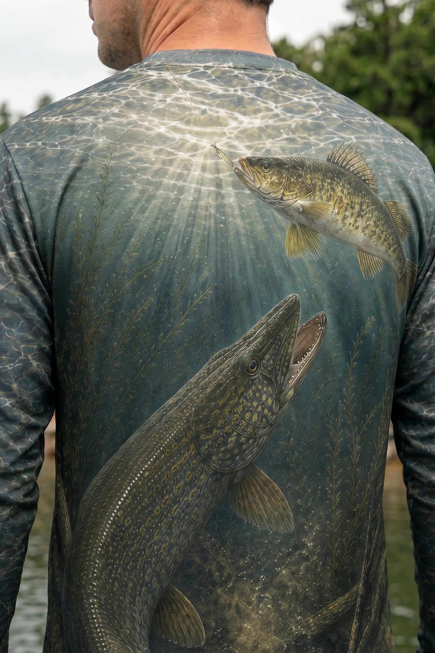 Performance Fishing Long Sleeve - Razor Fin Strike - TBT74