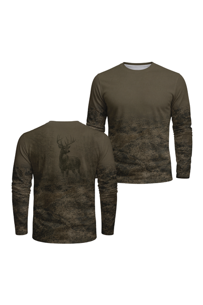 Performance Hunting Long Sleeve - Muddy Fog Buck - MF1M