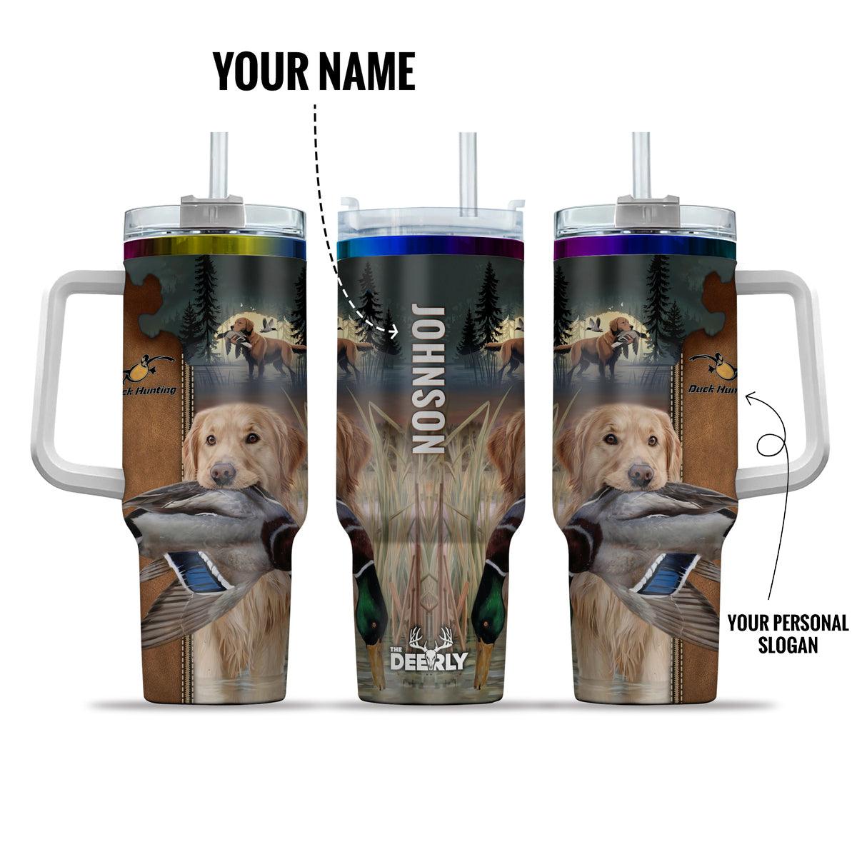 Personalized Duck Hunting Adventure Tumbler - The Deerly