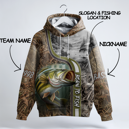 Backwater Bass Legend Personalized Hoodie