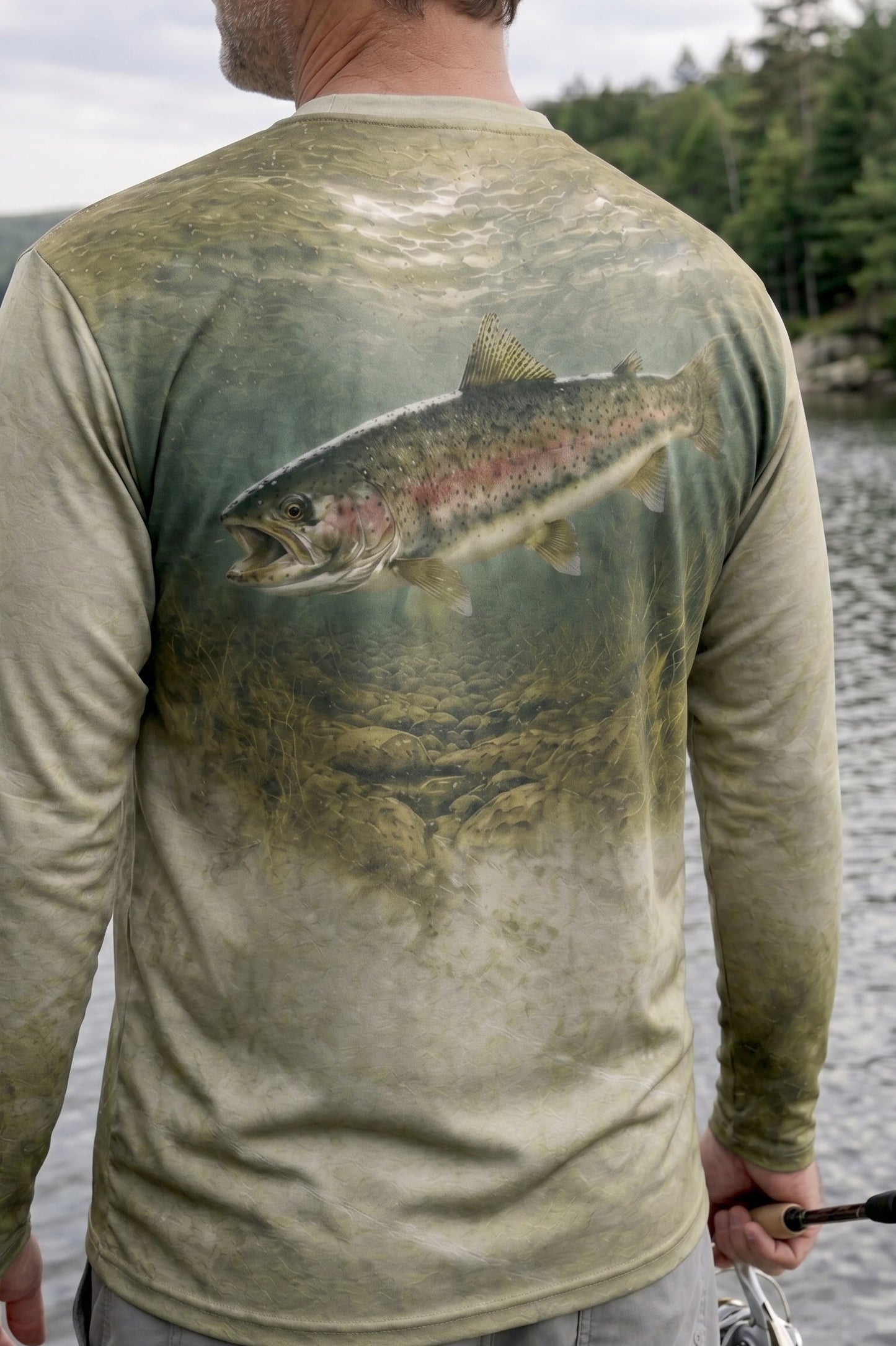 Performance Fishing Long Sleeve - Ghost Sand Rainbow - TBT118