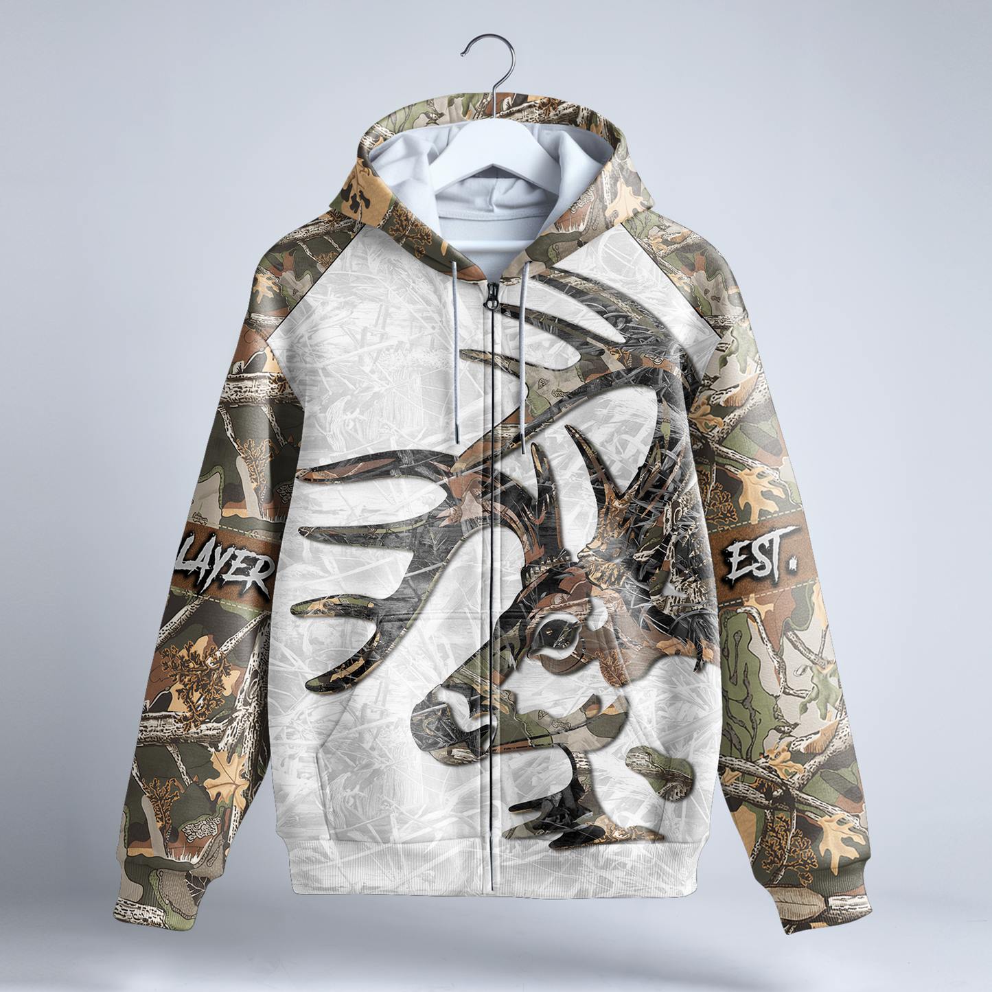 Wilderness Triple Threat Personalized Zip Hoodie