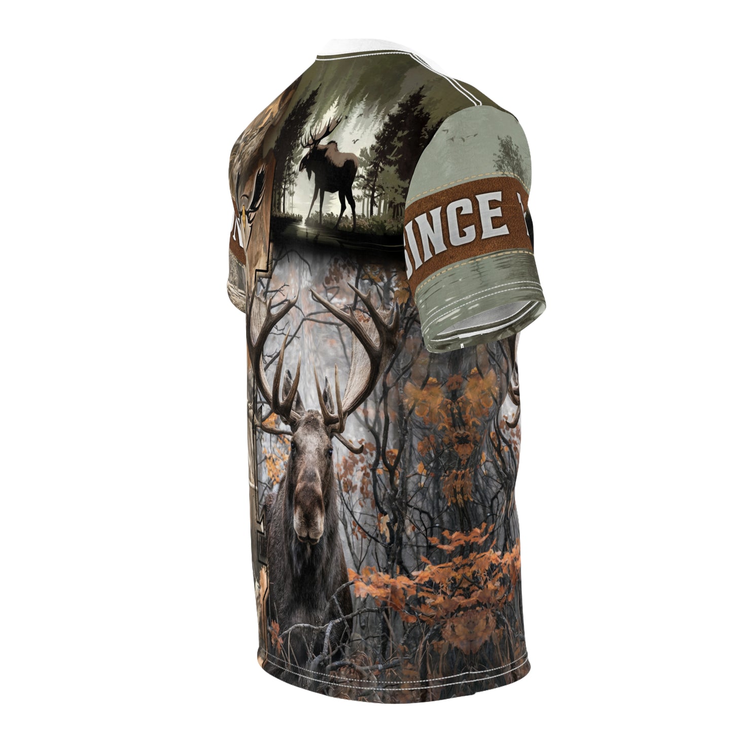 Moose Majesty Personalized Unisex Cut & Sew Tee