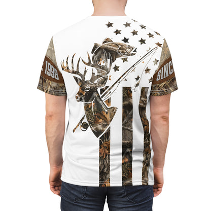 Wilderness Stars & Stripes Personalized Unisex Cut & Sew Tee
