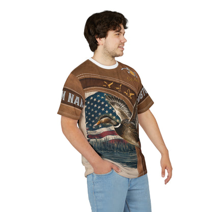 Duck Hunting Heritage Personalized Unisex Cut & Sew Tee