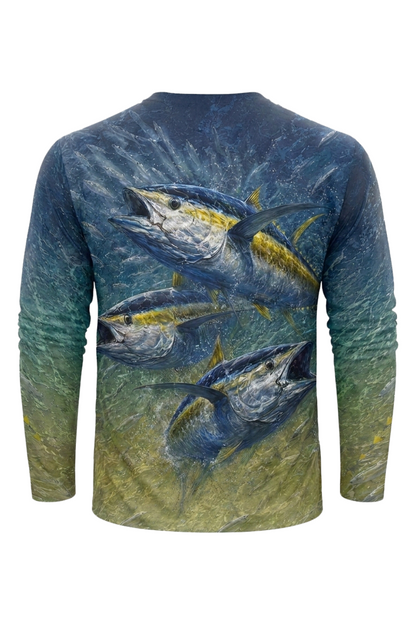 Performance Fishing Long Sleeve - Kelp Forest Yellowfin Tuna - TBT277