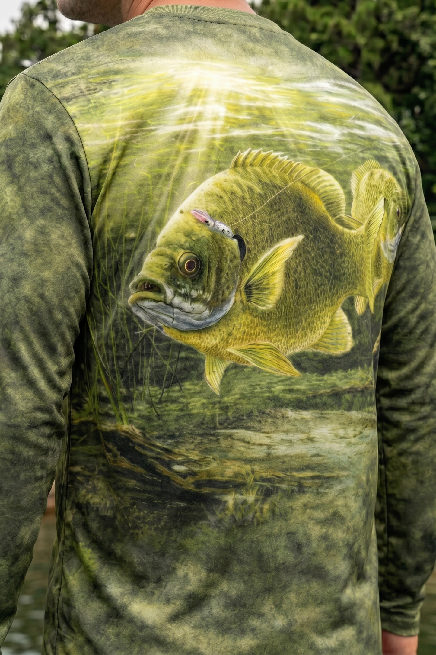 Performance Fishing Long Sleeve - Marsh Bluegill Strike - TBT50