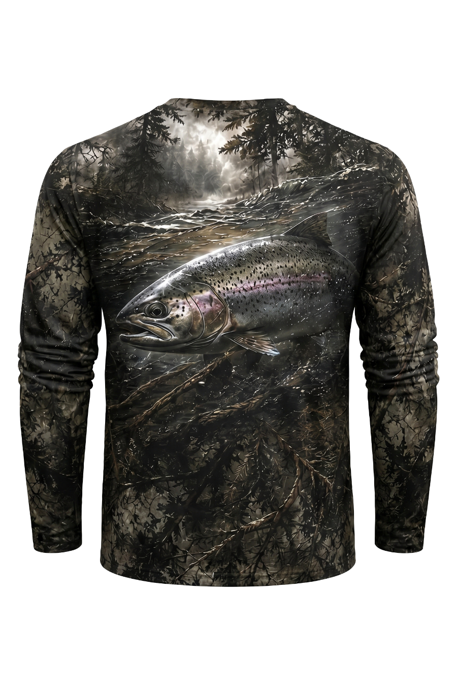 Performance Fishing Long Sleeve - River Trout Timber - TBT105