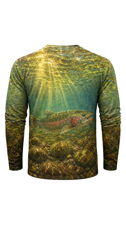 Performance Fishing Long Sleeve - Gravel Run Rainbow - TBT71