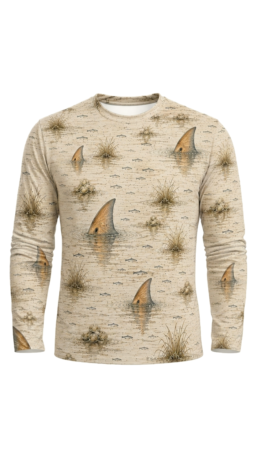 Performance Fishing Long Sleeve - Sunset Flats Redfish Pattern - RP04