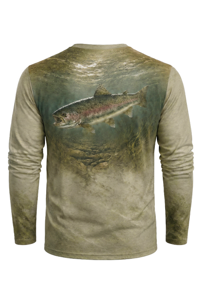 Performance Fishing Long Sleeve - Ghost Sand Rainbow - TBT118
