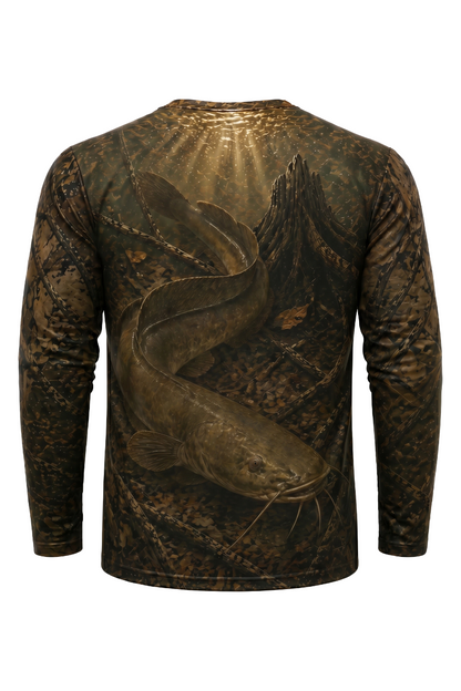 Performance Fishing Long Sleeve - Swamp Mud Catfish - TBT69