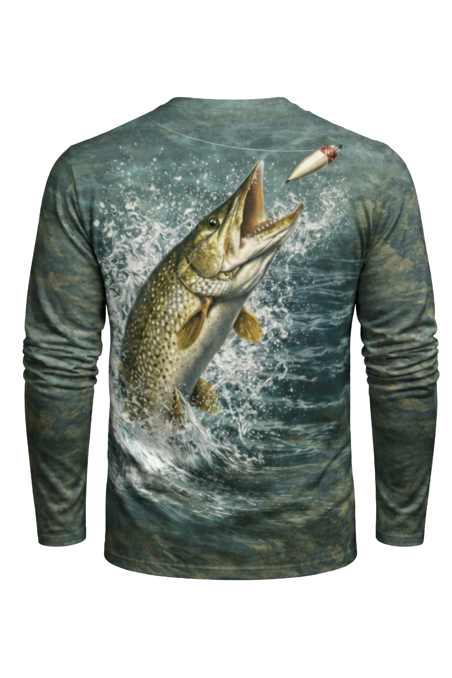 Performance Fishing Long Sleeve - Backwater Pike Ambush - TBT62