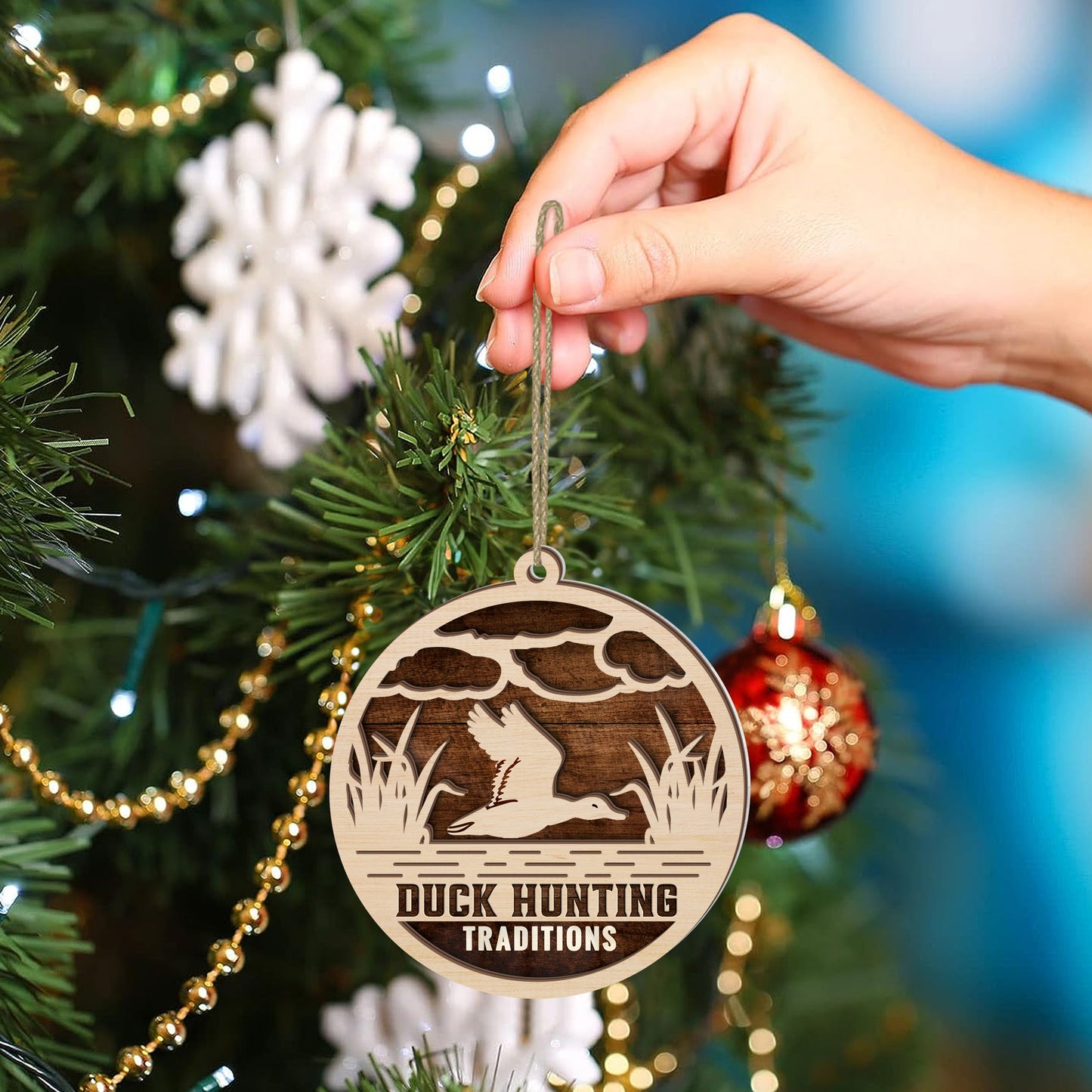 Duck Hunting Traditions Ornament - Gift for Hunters