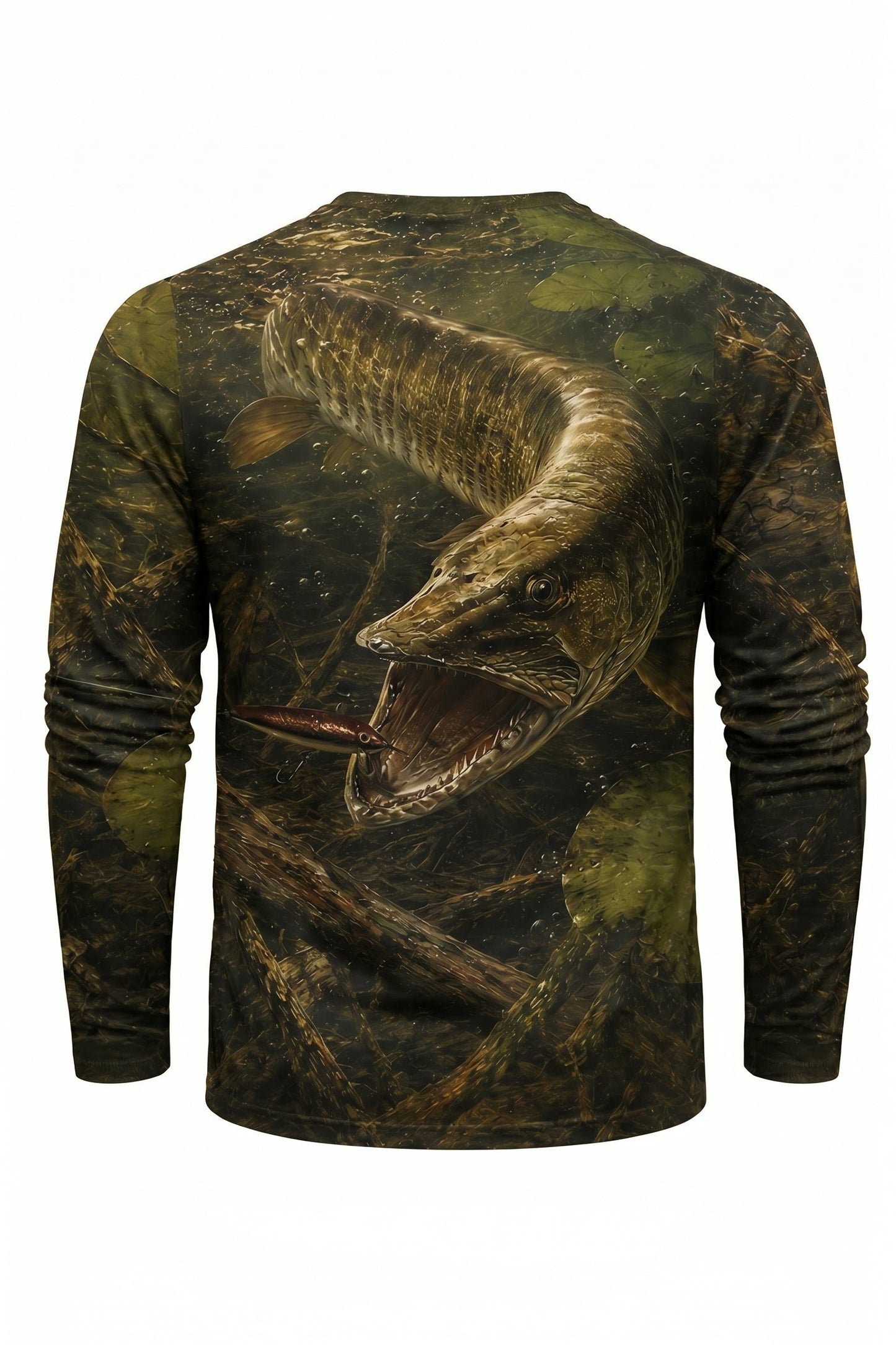 Performance Fishing Long Sleeve - Timber Swamp Pike - TBT121