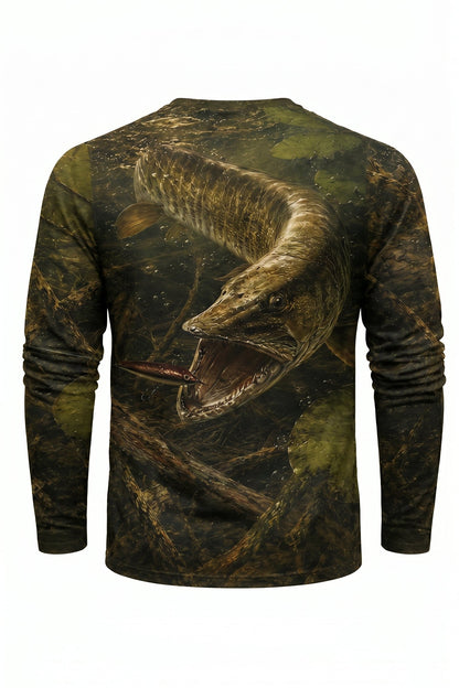 Performance Fishing Long Sleeve - Timber Swamp Pike - TBT121