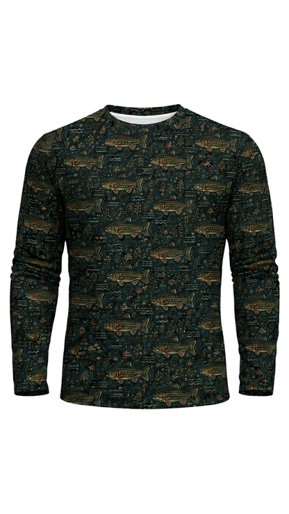 Performance Fishing Long Sleeve - Sunset Flats Redfish Pattern - RP05