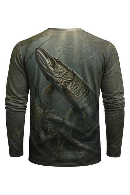 Performance Fishing Long Sleeve - Northern Muskellunge - AOF06