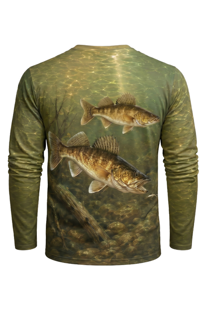Performance Fishing Long Sleeve - Gravel Walleye Haul - TBT66