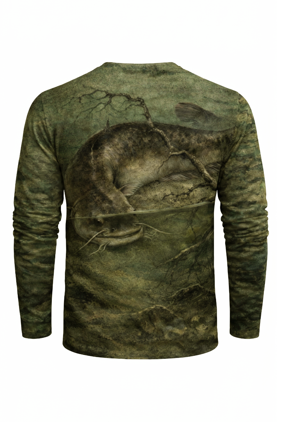 Performance Fishing Long Sleeve - Clay Timber Catfish - TBT60