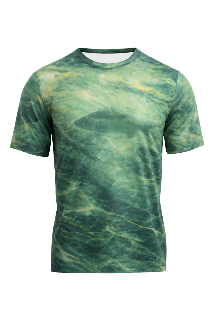 Pro Fishing Short Sleeve - Golden Marsh Bass - AOS22