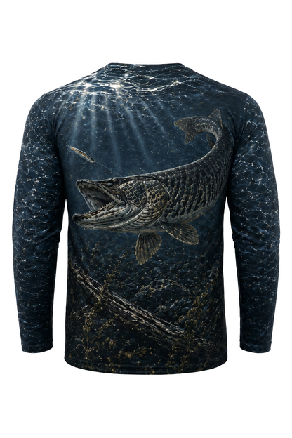 Performance Fishing Long Sleeve - Deep Dusk Muskie - TBT72