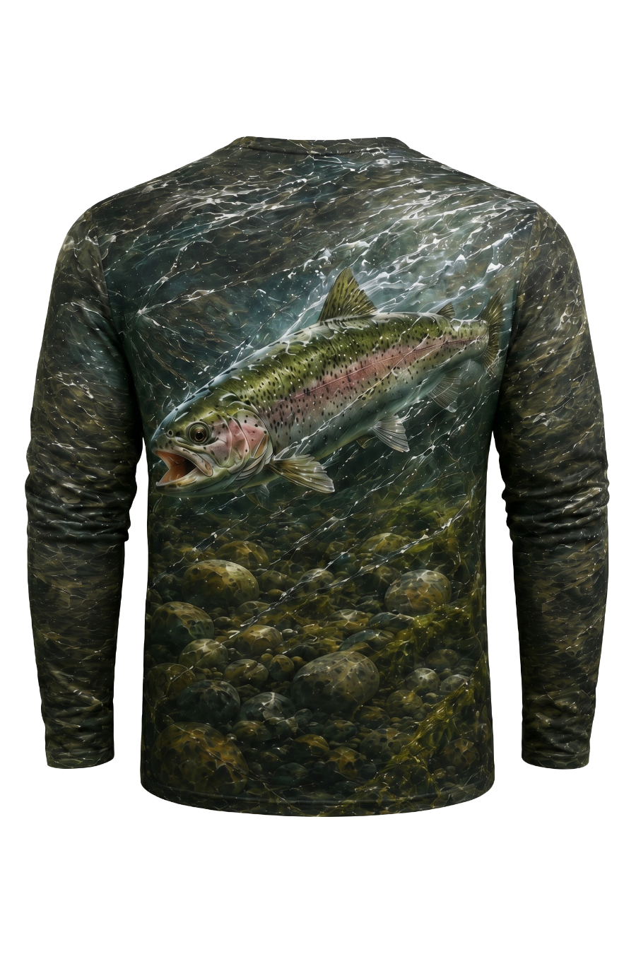 Performance Fishing Long Sleeve - Raging Current Rainbow - TBT116