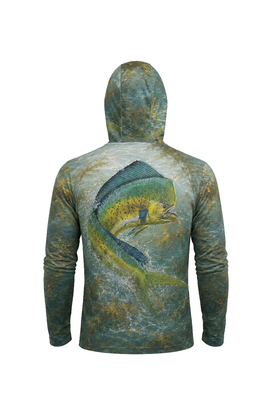 AirLite Fishing Sun Hoodie - Mahi mahi Gold Rush - MHL015
