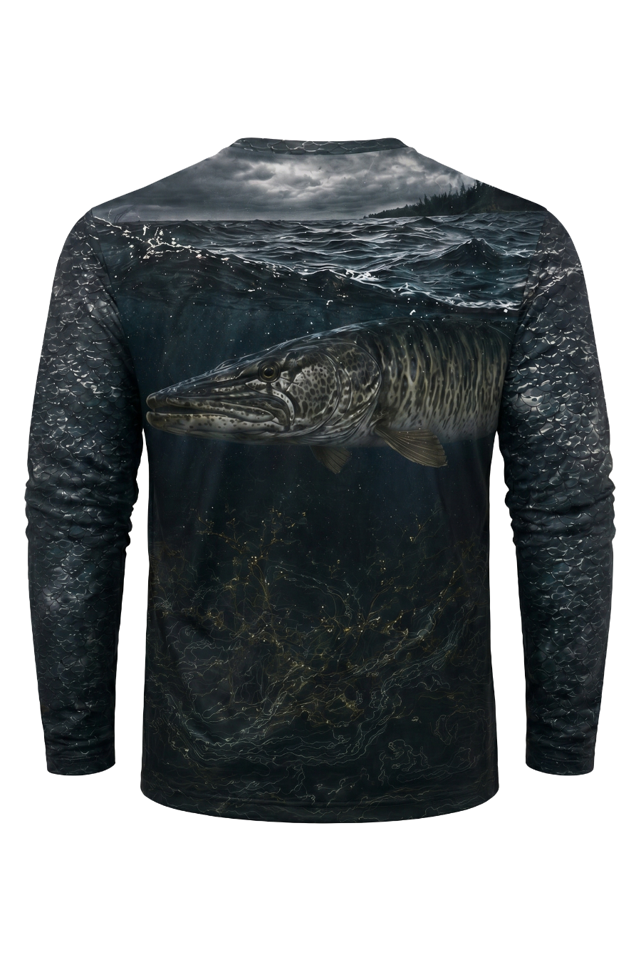 Performance Fishing Long Sleeve - Storm Wave Musky - TBT115