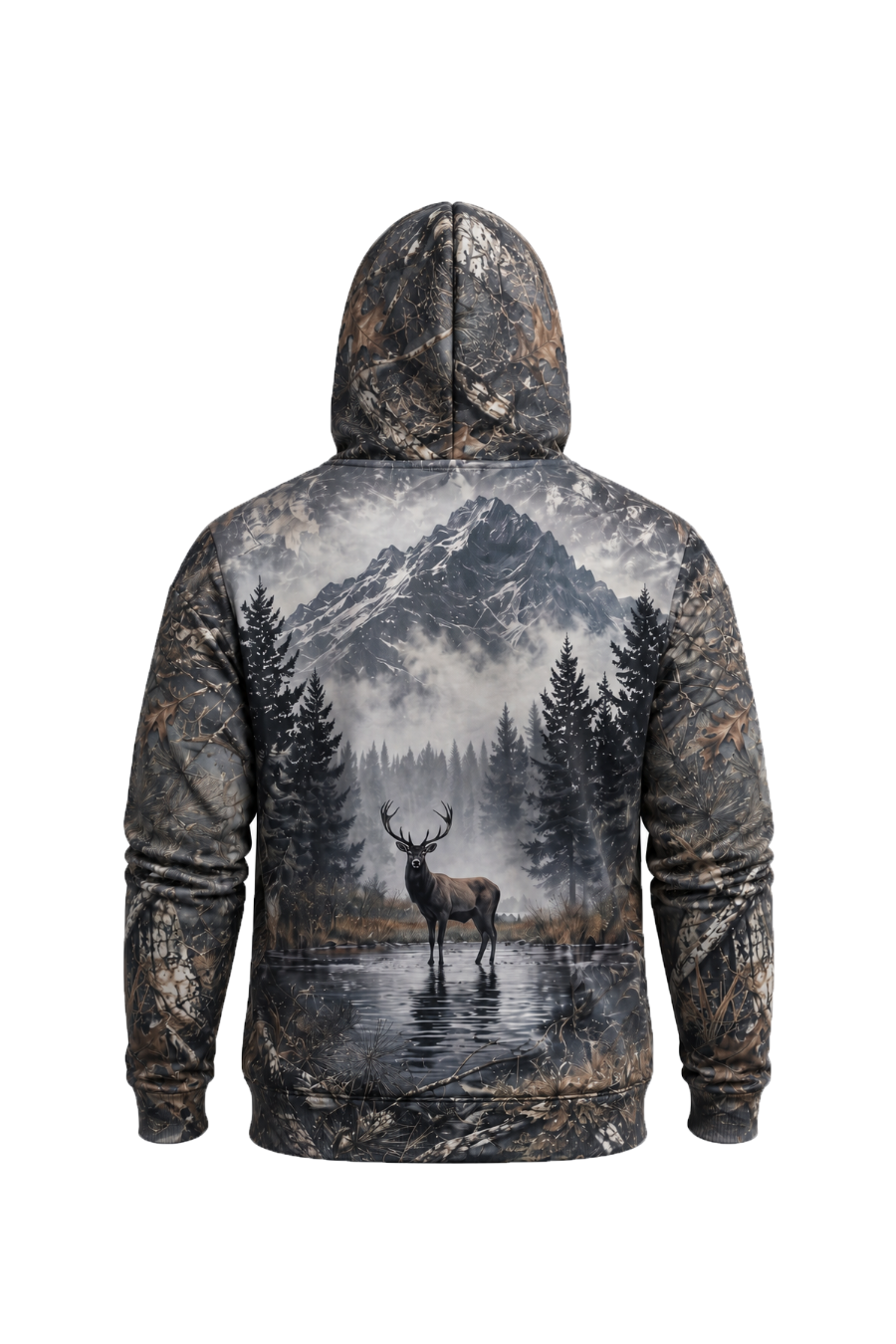 Performance Fleece-Lined Hoodie – Mistline Stag