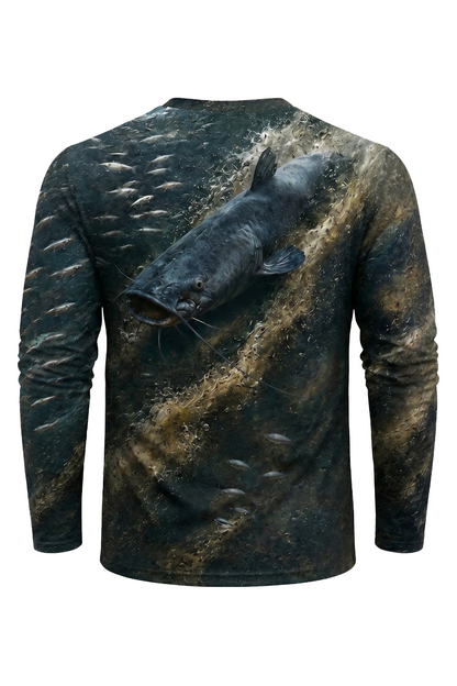Performance Fishing Long Sleeve - Shad Ball Breaker Blue Catfish - RBC01