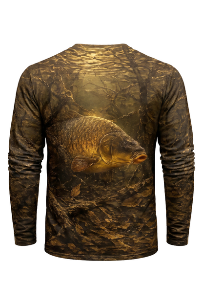 Performance Fishing Long Sleeve - Swamp Mud Carp - TBT87