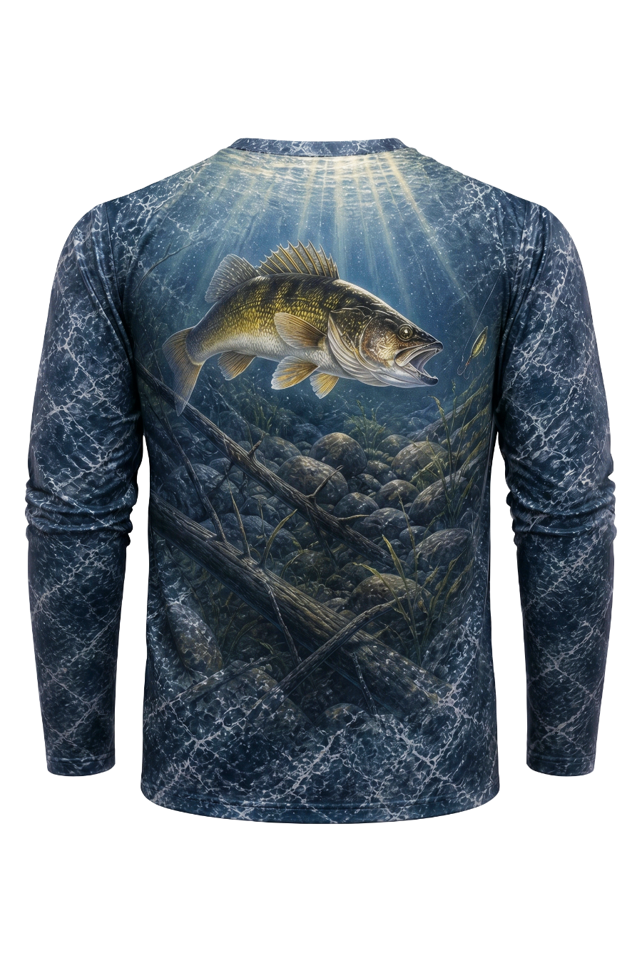 Performance Fishing Long Sleeve - Deep Water Walleye - TBT76
