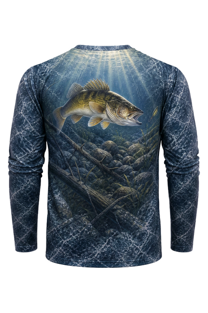 Performance Fishing Long Sleeve - Deep Water Walleye - TBT76