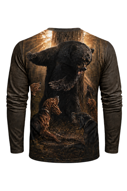 Performance Hunting Long Sleeve - Deep Timber Bear Stand - ULS518K