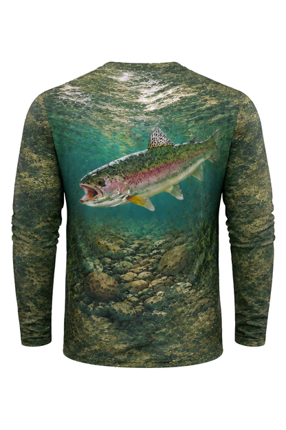 Performance Fishing Long Sleeve - Sunlit Creek Rainbow - TBT80