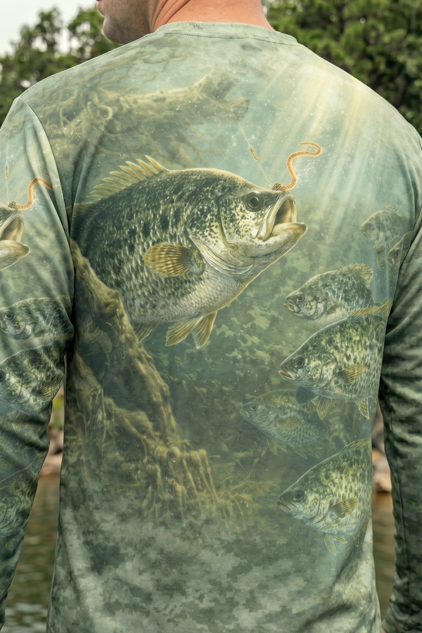 Performance Fishing Long Sleeve - Stillwater Crappie School - TBT53