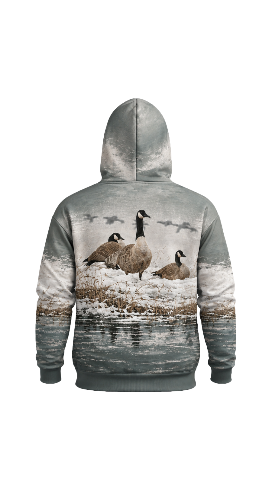 Performance Fleece-Lined Hoodie – Snowy Bank Goose Rest
