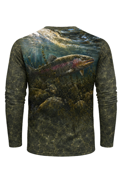 Performance Fishing Long Sleeve - Bottomland Rainbow Trout - TBT79