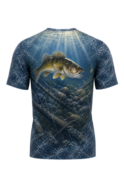 Pro Fishing Short Sleeve - Deep Water Walleye  - AOF23
