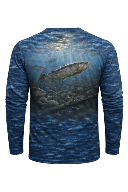 Performance Fishing Long Sleeve - Dusk River Rainbow - TBT81