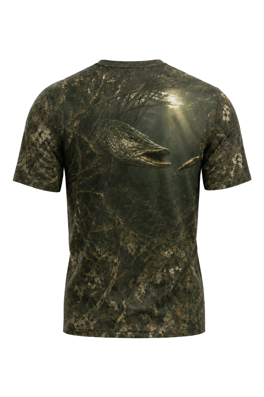 Pro Fishing Short Sleeve - Bottomland Pike Strike  - AOF24