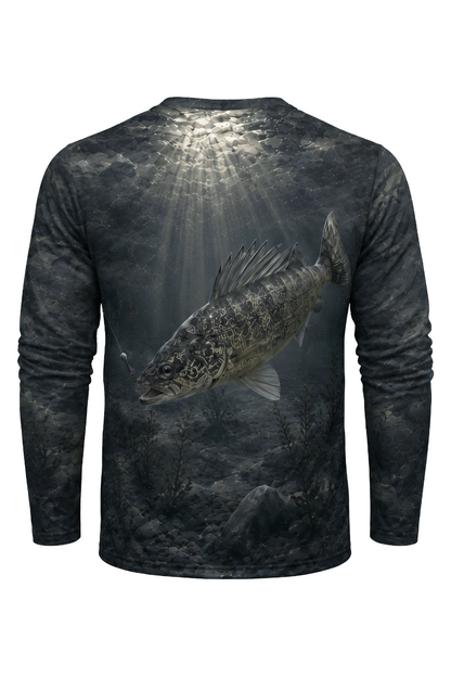 Performance Fishing Long Sleeve - Ghostly Deep Walleye - TBT120