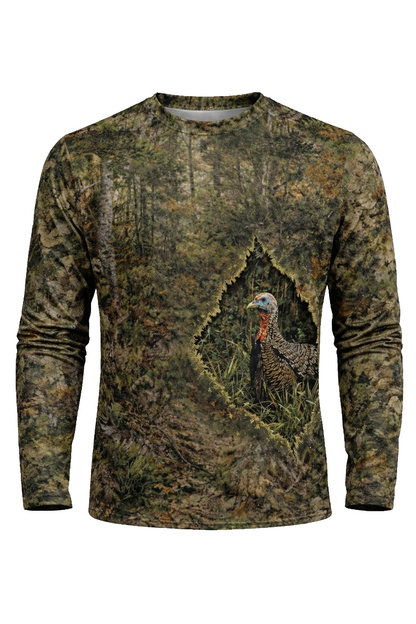 Performance Hunting Long Sleeve - Woodland Turkey - WG1T
